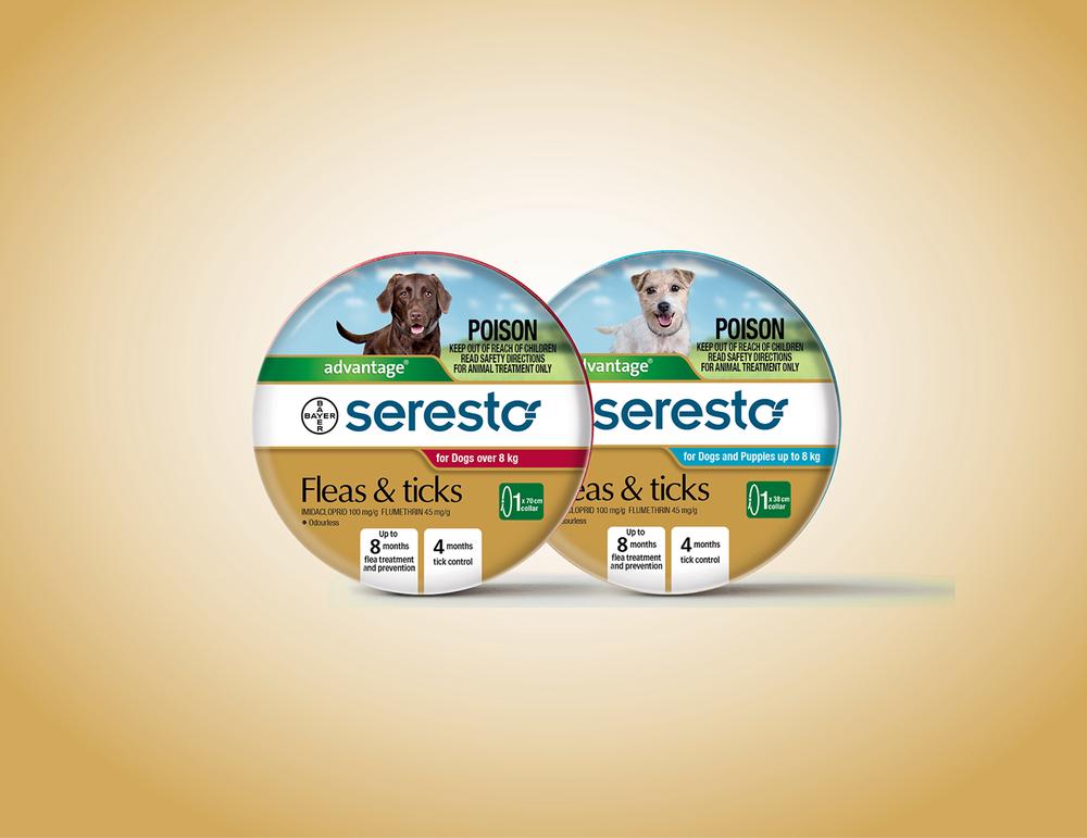 Seresto Flea & Tick Collar for Dogs Under 8kg, 9310160823298