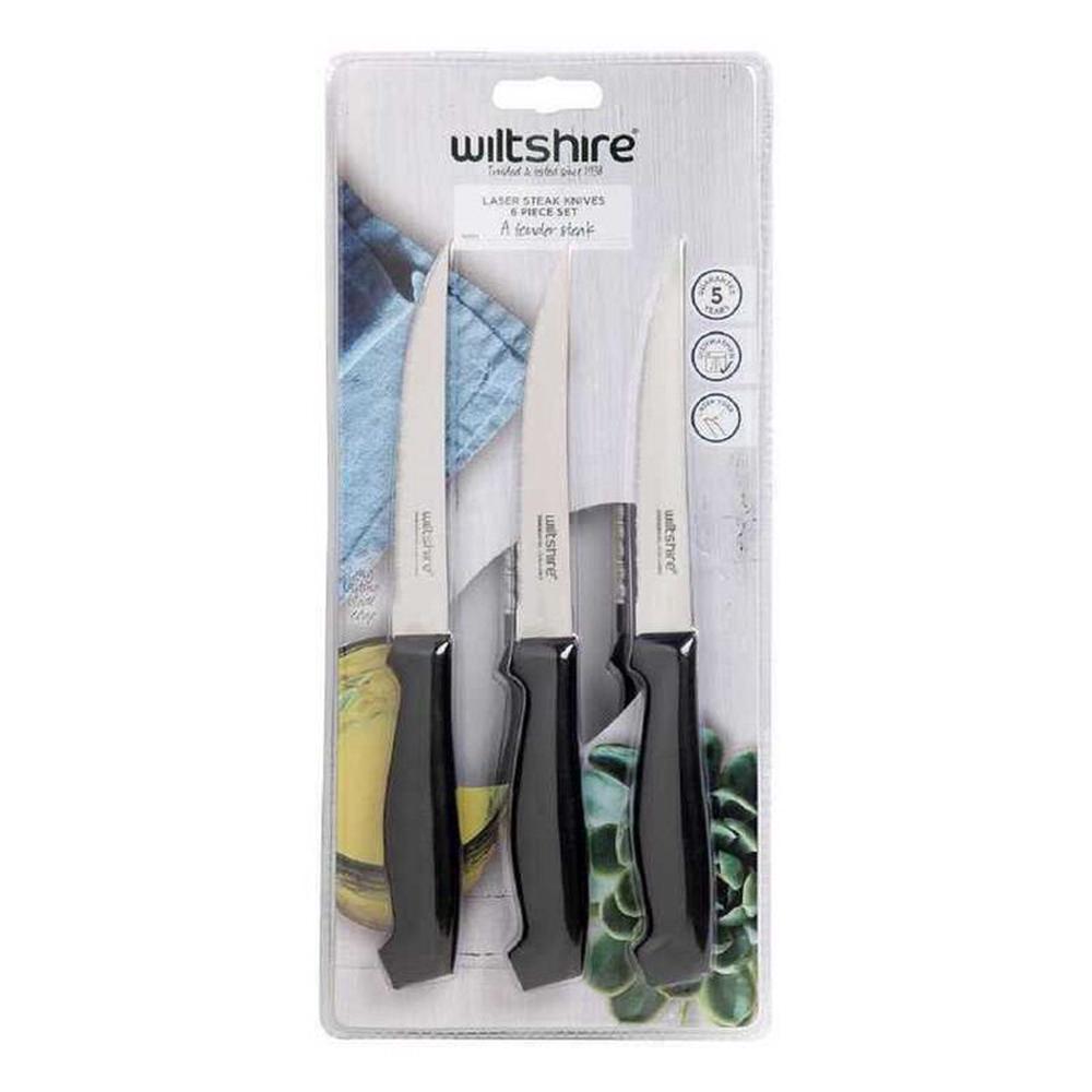 Wiltshire Laser Edge Stainless Steel Steak Knives, Set of 6 Buy