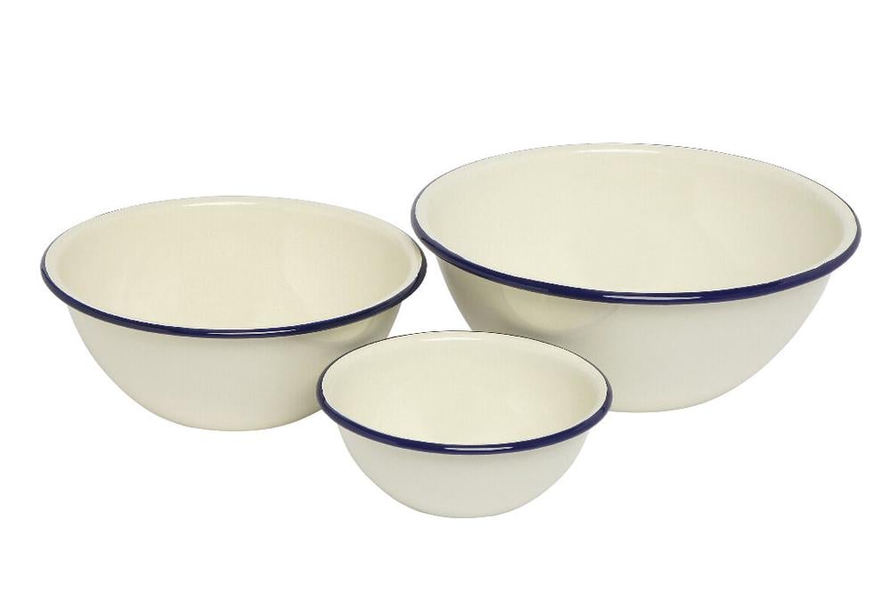 set of 3 ceramic mixing bowls