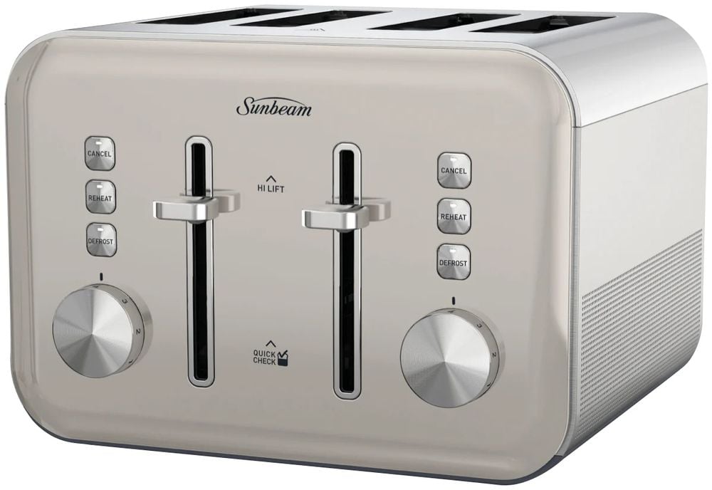 Sunbeam Simply Shine 4-Slice Toaster (Cream) by Sunbeam - ISBN: 9311445036136