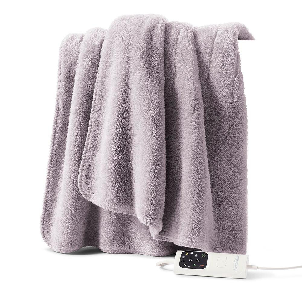 Sunbeam Feel Perfect Sherpa Fleece Heated Throw Blanket by Sunbeam - ISBN: 9311445036532