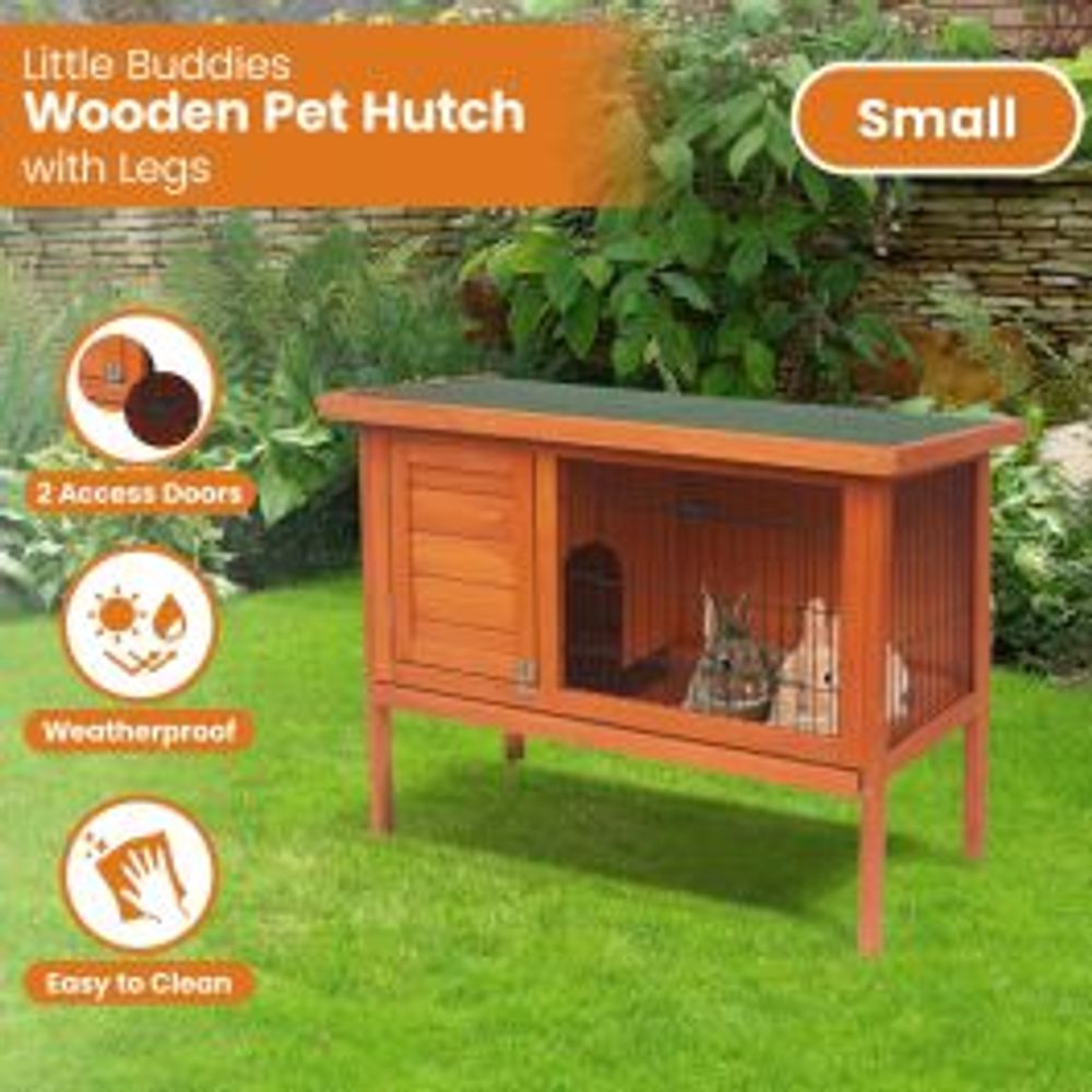 Little Buddies Wooden Outdoor Rabbit Hutch by Little Buddies - ISBN: 9311821900068