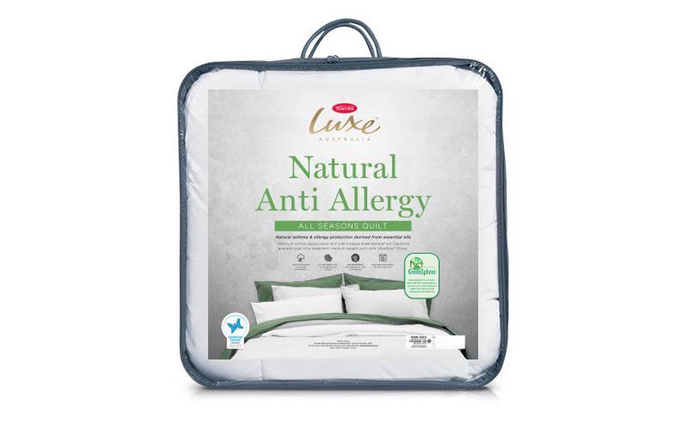Tontine Luxe Natural AntiAllergy All Seasons Quilt Queen Buy