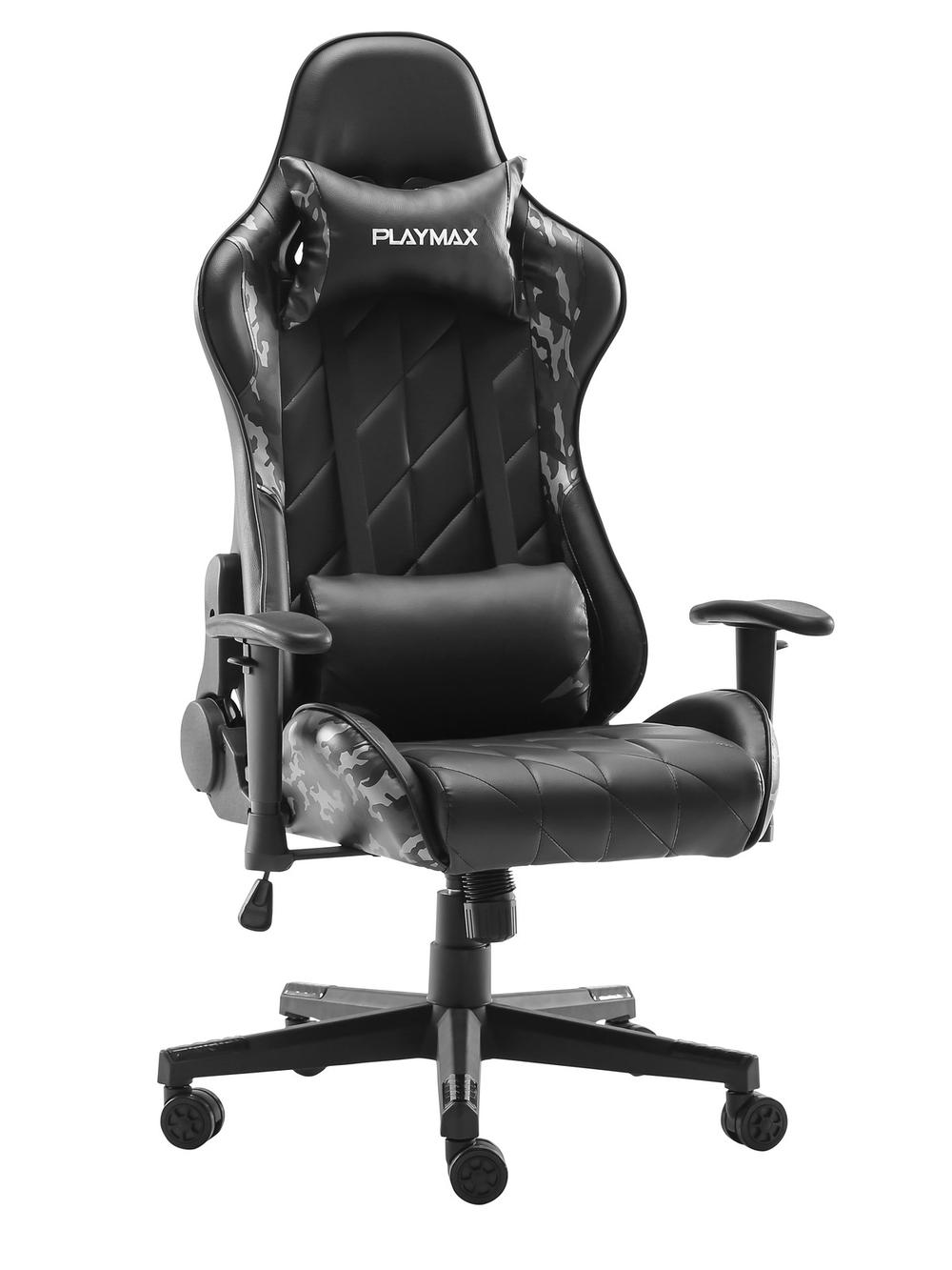 Playmax Elite Gaming Chair (Black/Grey Camo) Buy online at The Nile