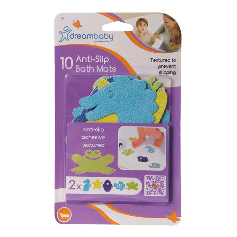 Non-Slip Adhesive Bath Mats - 10 Pieces, 9312742301293