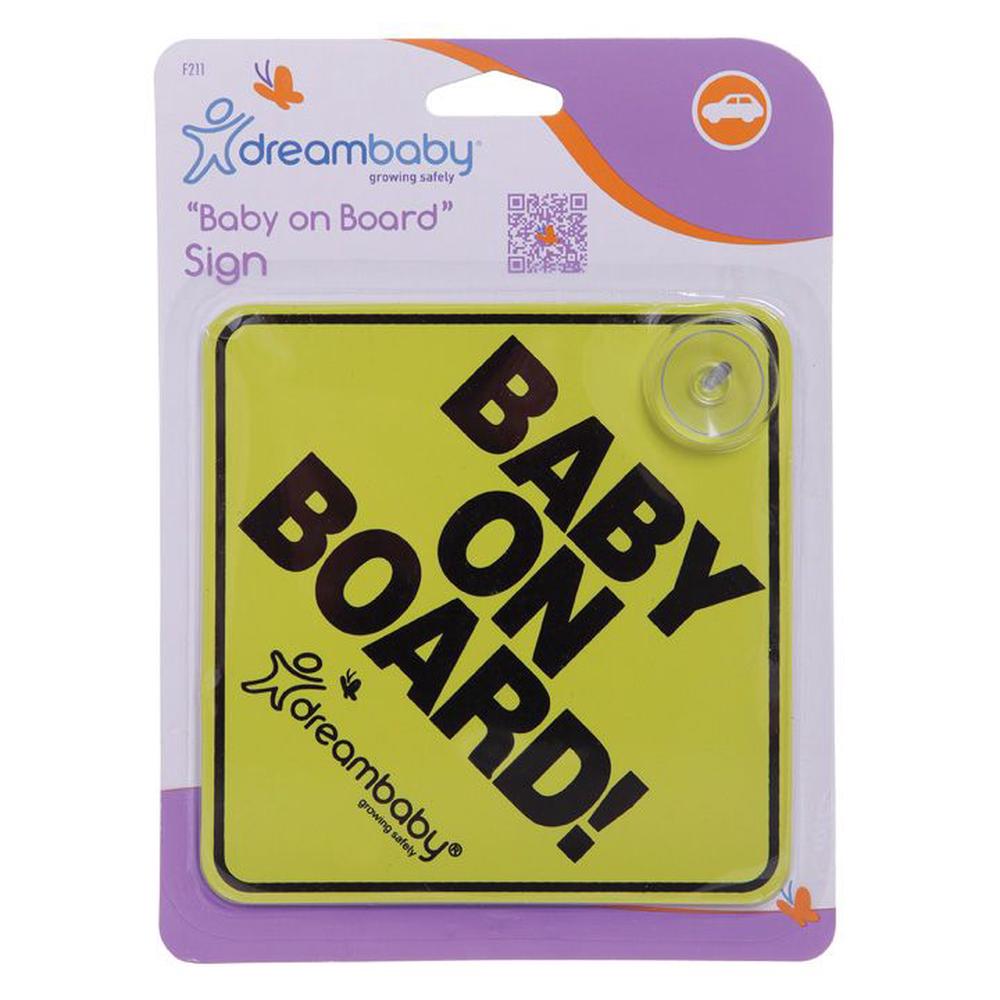 Dreambaby Baby On Board Sign, 9312742302115