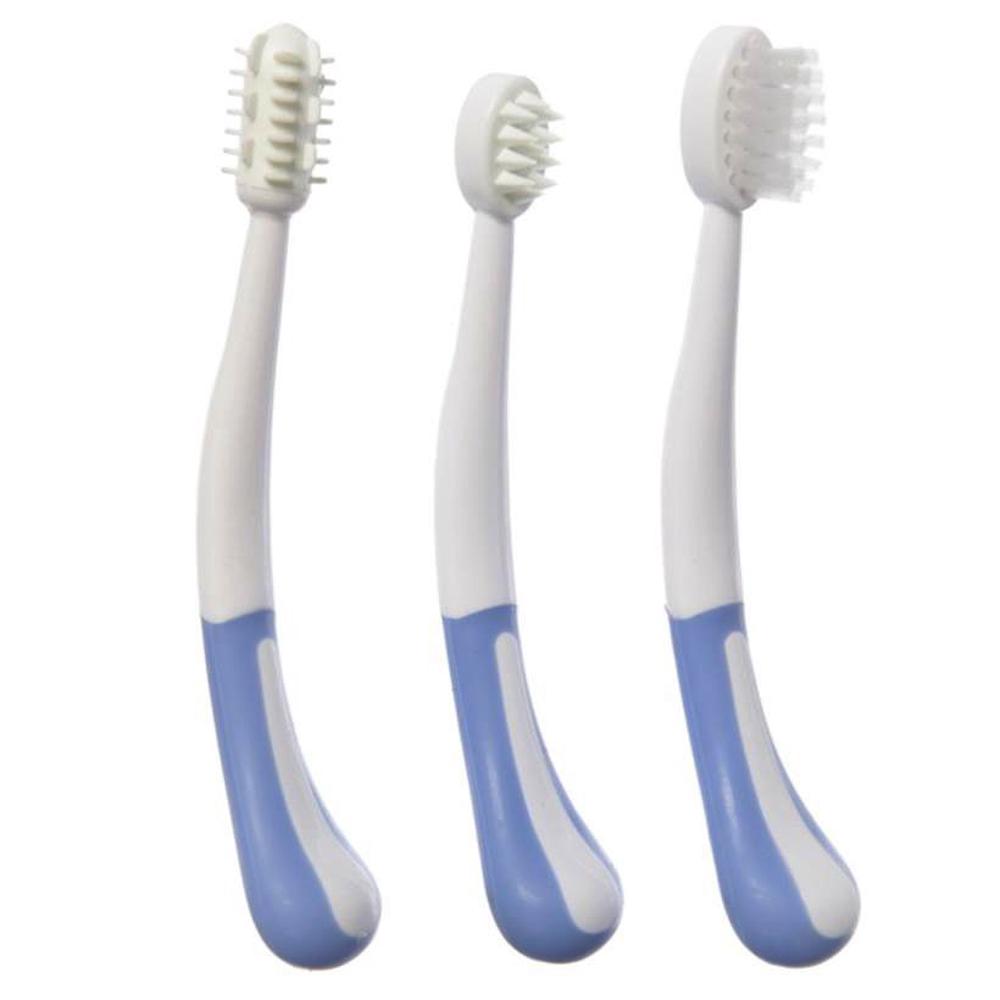 Dreambaby 3 Stage Toothbrush Set (Blue), 9312742303235