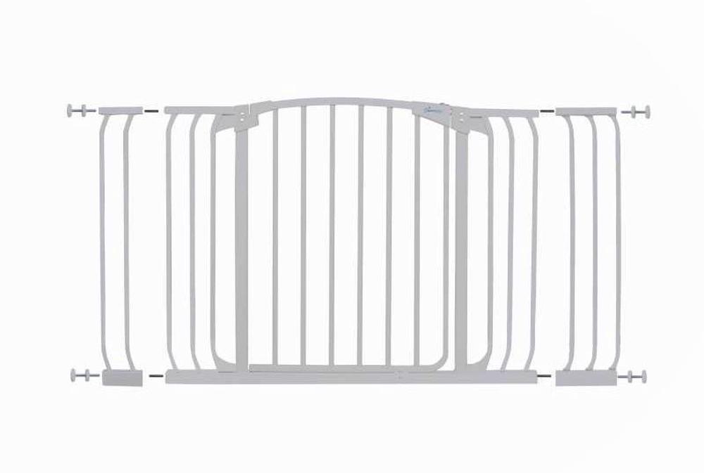 Hallway Gate and Extension Set (White), 9312742307905