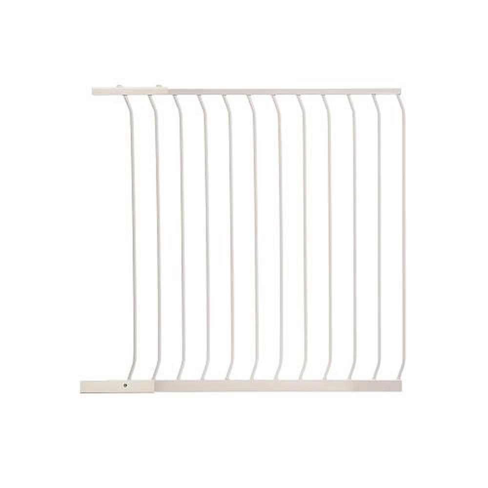 1m High Gate Extension (White) - 100cm, 9312742308452