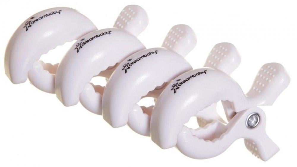4pcs Stroller Clips (White), 9312742322106