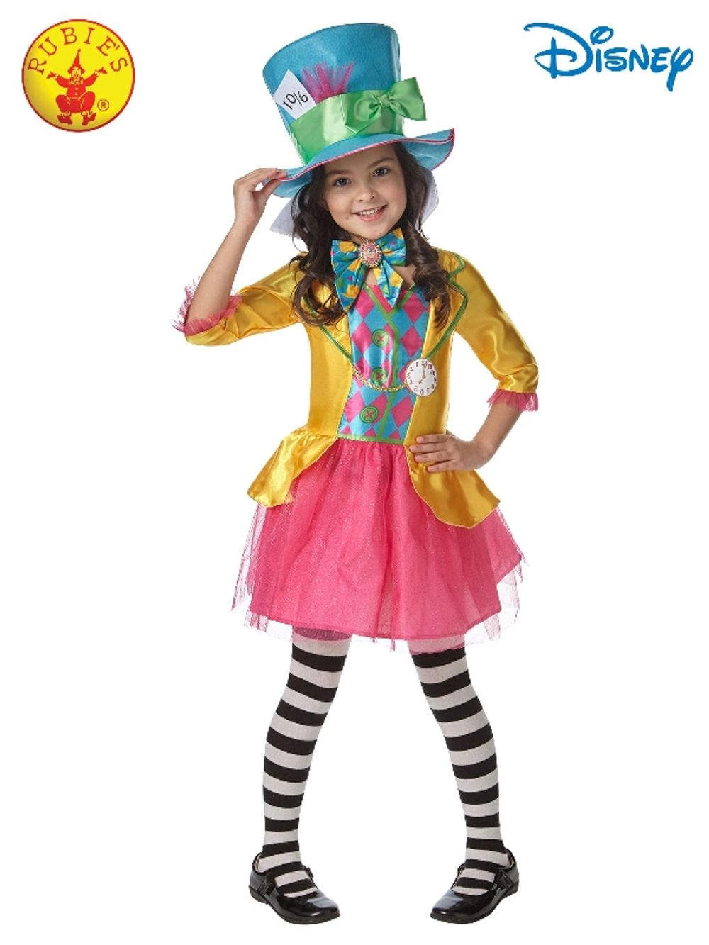 Rubies Mad Hatter Girls Deluxe Costume (Long Hanging) - 3-5 Years by Rubies - ISBN: 9312853010602