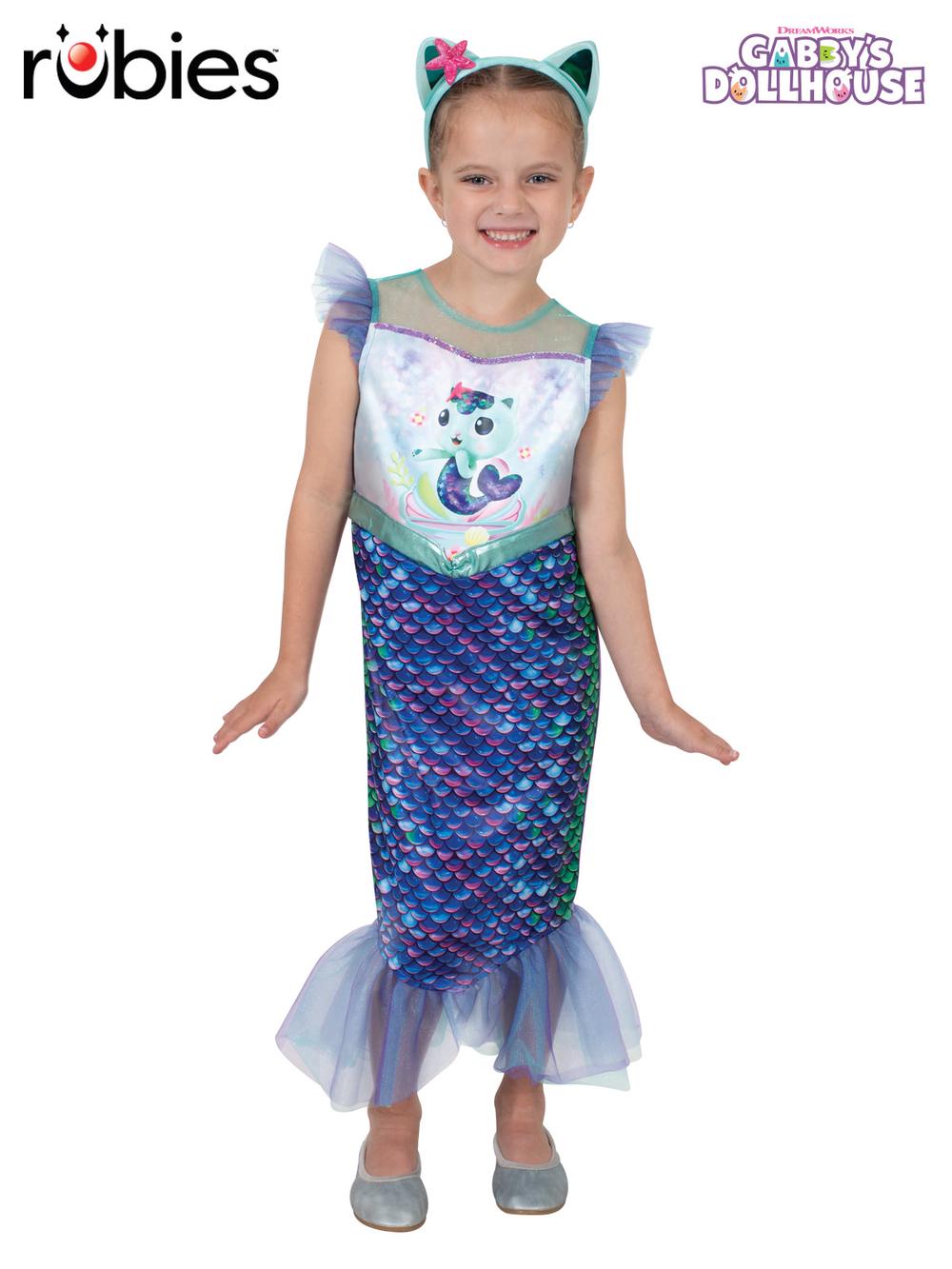 Rubies Deerfield Gabby's Dollhouse: Mercat Mermaid Costume - 3-5 Years by Rubies Deerfield - ISBN: 9312853058215