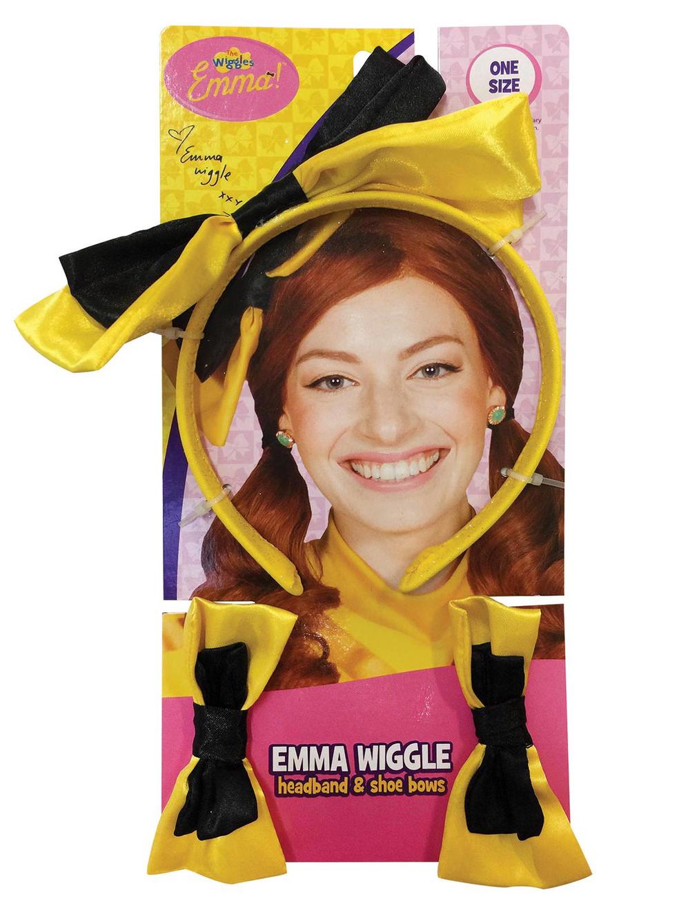 Emma Wiggle Headband & Shoe Bows - One Size, 9312853065008
