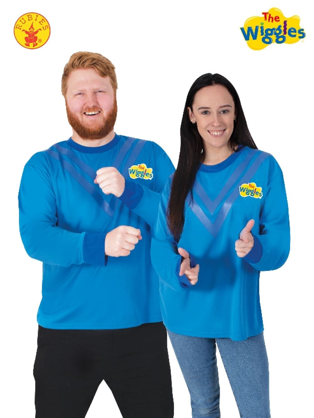 Rubies Blue Wiggle Adult Costume Top - Adult-XL by Rubies - ISBN: 9312853073256