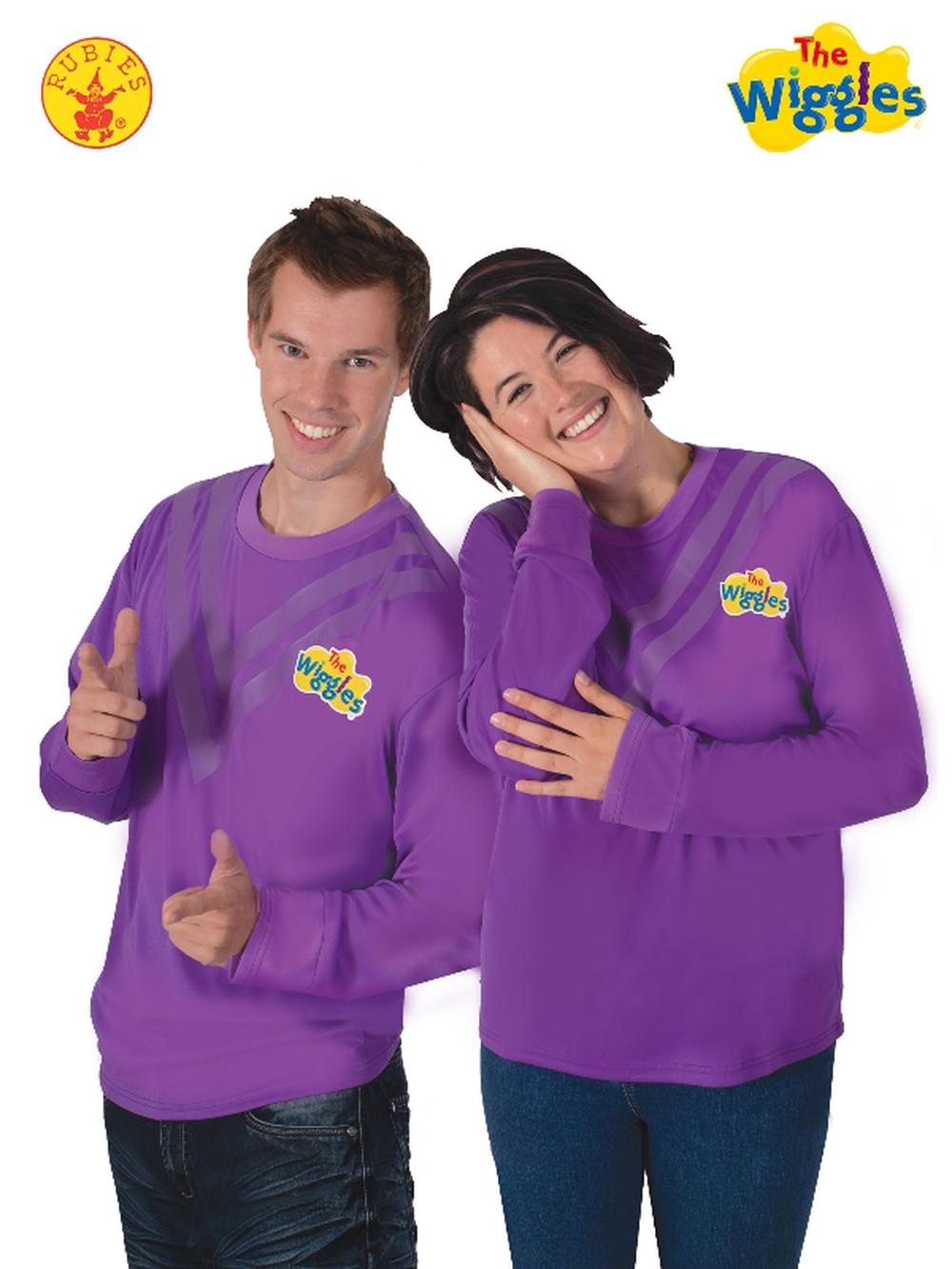 Rubies Purple Wiggle Adult Costume Top - Adult-XL | Buy online at The Nile