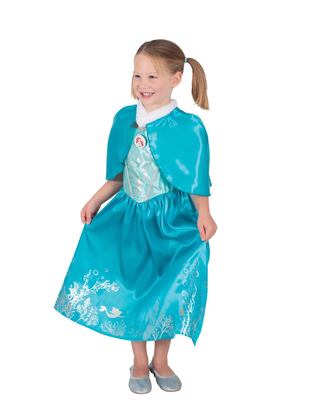 Rubies Ariel Deluxe Winter Cloak - 6-8 Years by Rubies - ISBN: 9312853075106