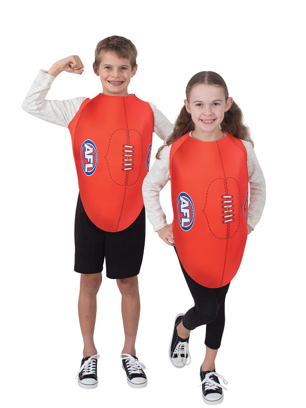 Afl Footy Tabard Costume, Child - One Size, 9312853075489