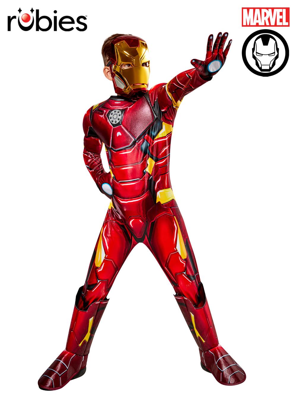 Rubbies Deerfield Iron Man Premium Costume, Child - 9-10 Years, 9312853086089
