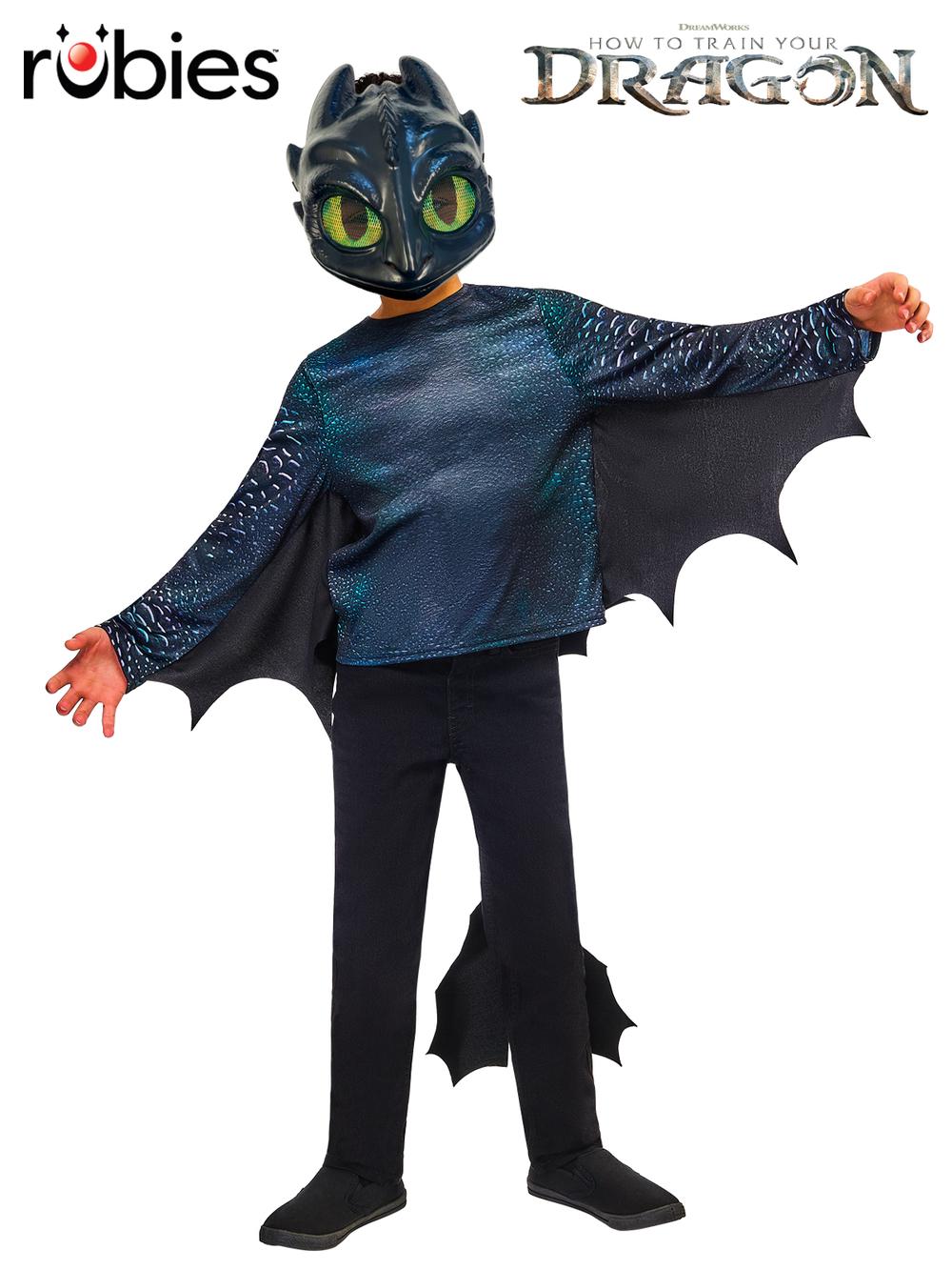 Rubbies Deerfield Toothless Night Fury  Costume, Child - 6-8 Years, 9312853086201