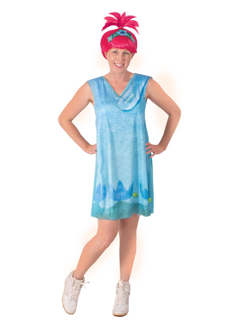 Rubies Poppy Trolls 2 Adult Costume - Small, 9312853091601