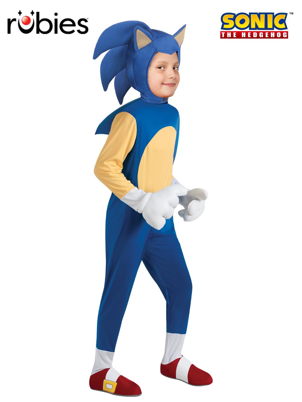 Rubies Deerfield Sonic The Hedgehog Deluxe Costume  - 9-10 Years, 9312853097320