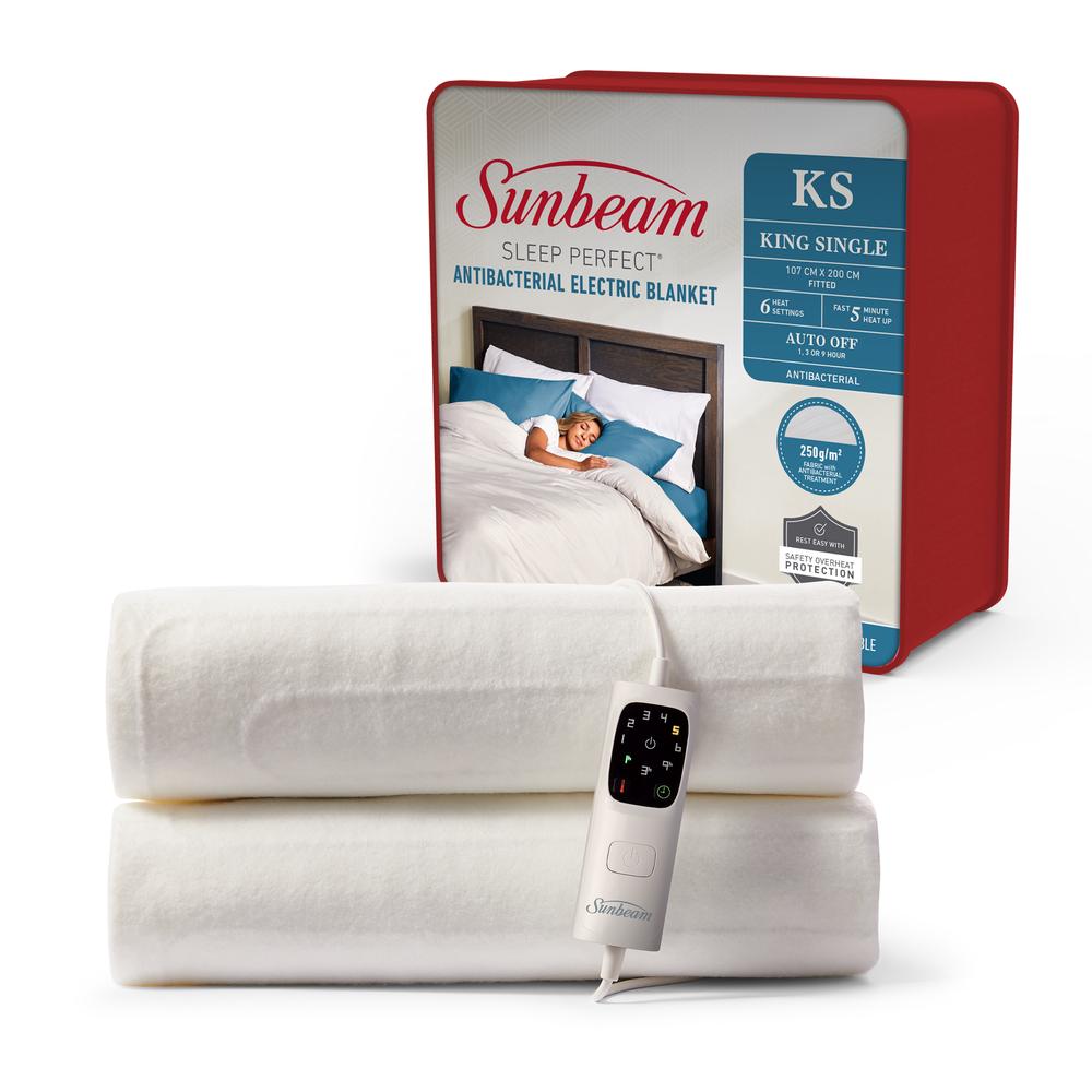 Sunbeam Sleep Perfect Antibacterial Electric Blanket - King Single by Sunbeam - ISBN: 9313139335839