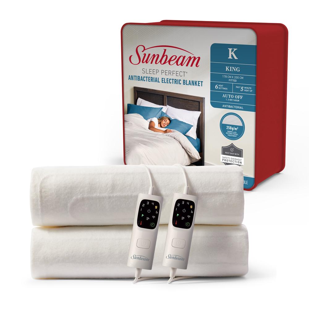 Sunbeam Sleep Perfect Antibacterial Electric Blanket - King by Sunbeam - ISBN: 9313139335877