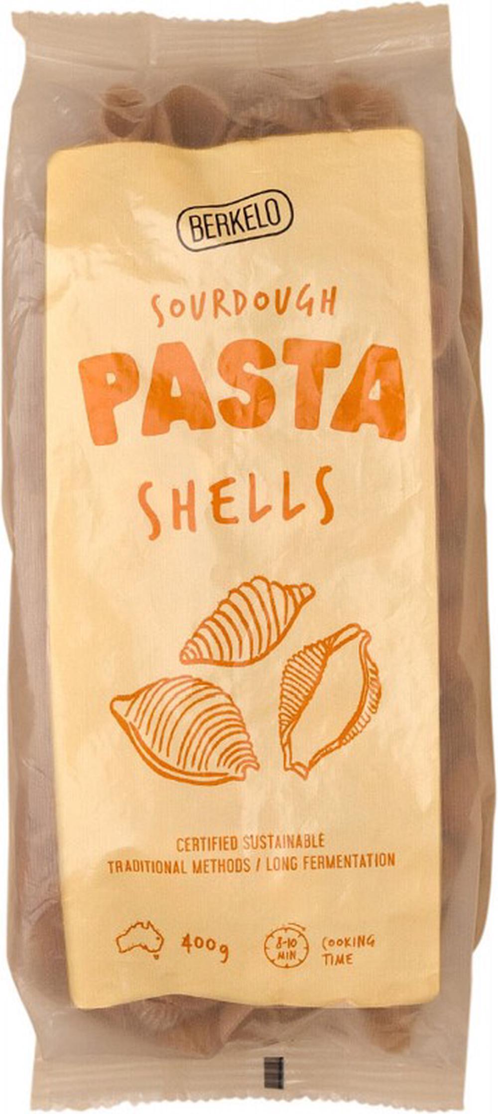 Berkelo Sourdough Pasta (Wholewheat Shells) - 400g, 9313161006523