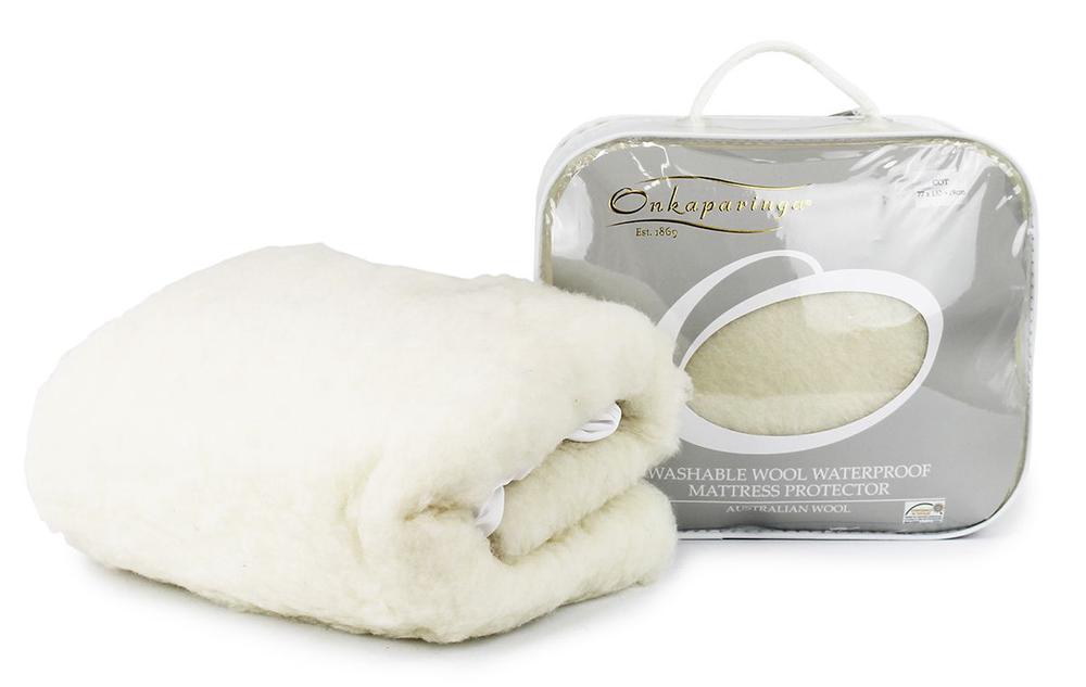 Onkaparinga Australian Waterproof Wool Mattress Protector Cot Buy