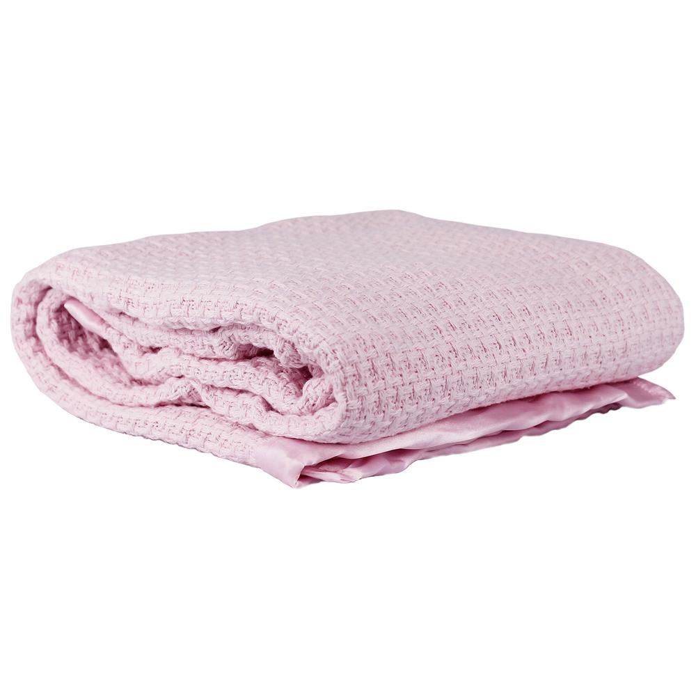 Onkaparinga Moss Weave Blanket (Pink) Buy online at The Nile
