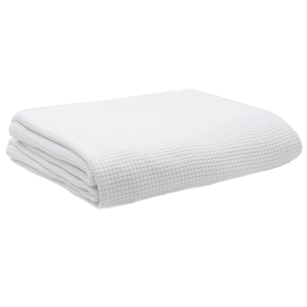 Onkaparinga Heirloom Bamboo Cotton Blanket (White) Single/Double