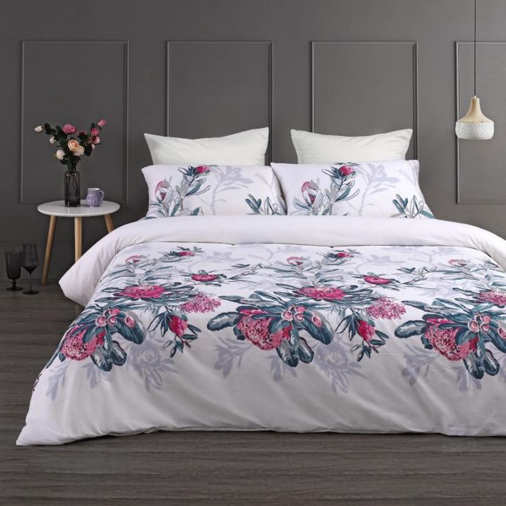 Onkaparinga Waratah Quilt Cover Set King Buy online at The Nile