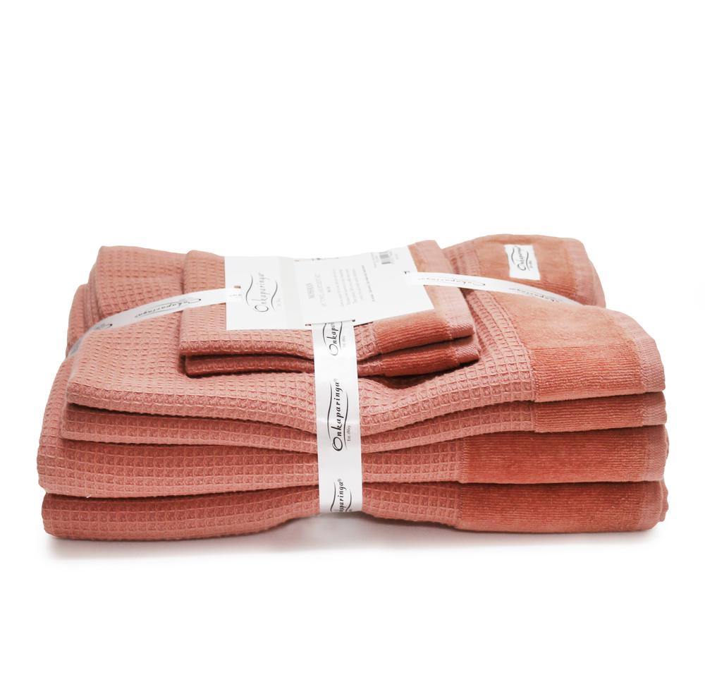 Mossman Assorted Towels, 6 Piece (Rose Dawn), 9313571144662