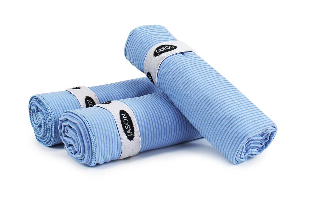 Jason Gym Towel, 3 Pack (Sky Blue), 9313571150304