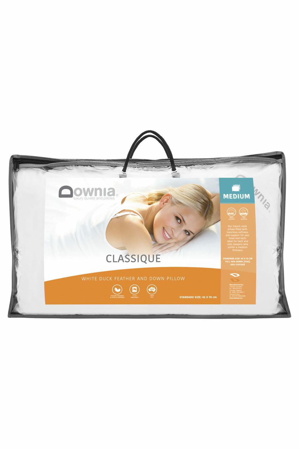 Classique Pillow 40% WDD, 940g (Medium) - Standard, 9313616414613