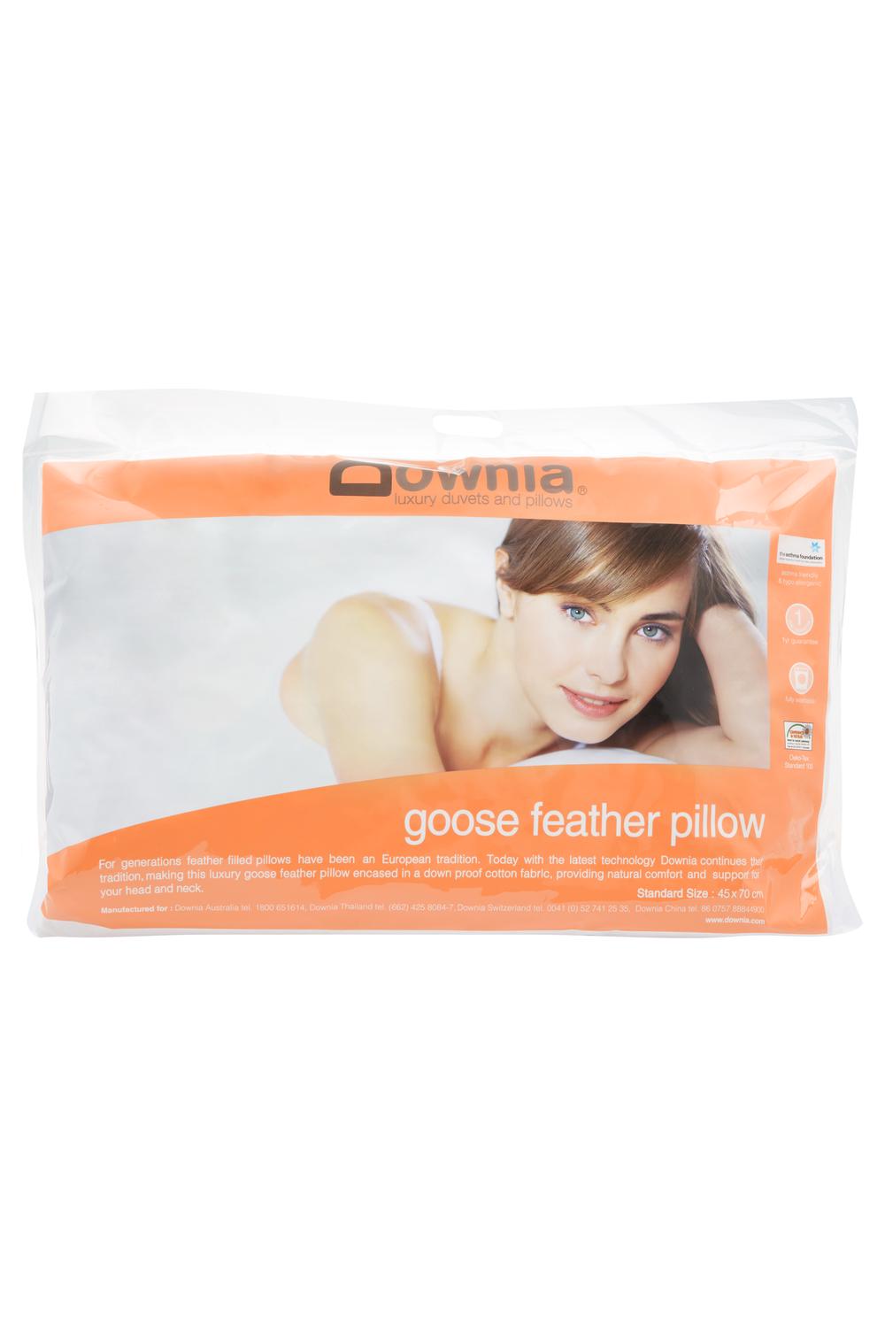 Goose Feather Pillow, Firm Support - Standard, 9313616421024