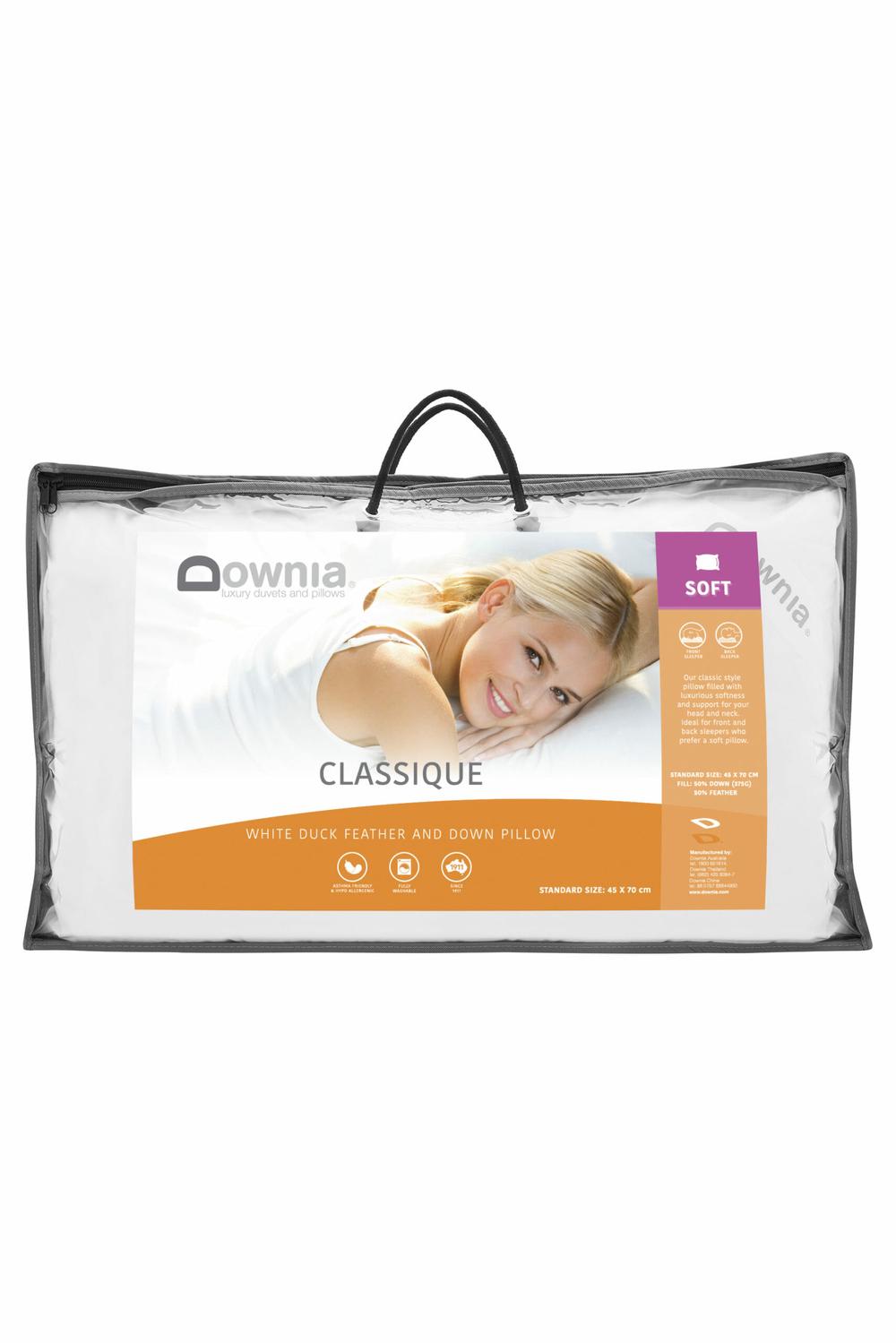 Classique Pillow 50% WDD, 750g (Soft) - Standard, 9313616441619
