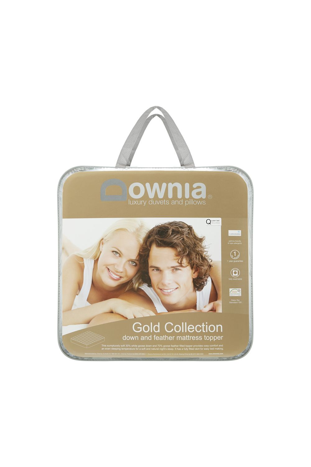 Downia Gold Collection 30% WGD Mattress Topper - Queen by Downia - ISBN: 9313616612538