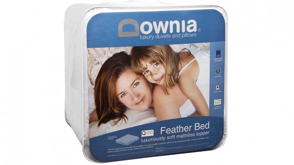 downia feather bed mattress topper review