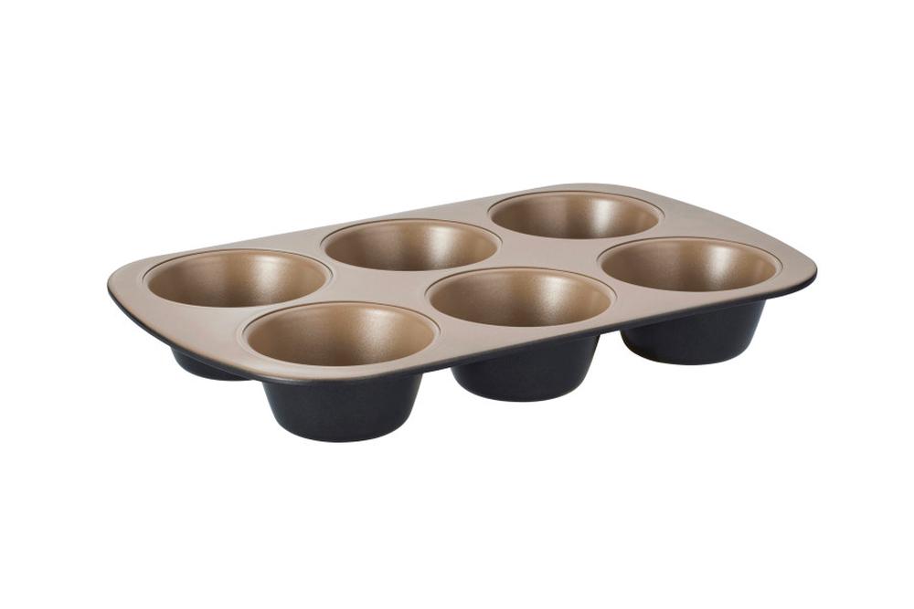 Ceramabake Texas Muffin, 6 Cup, 9313617409403