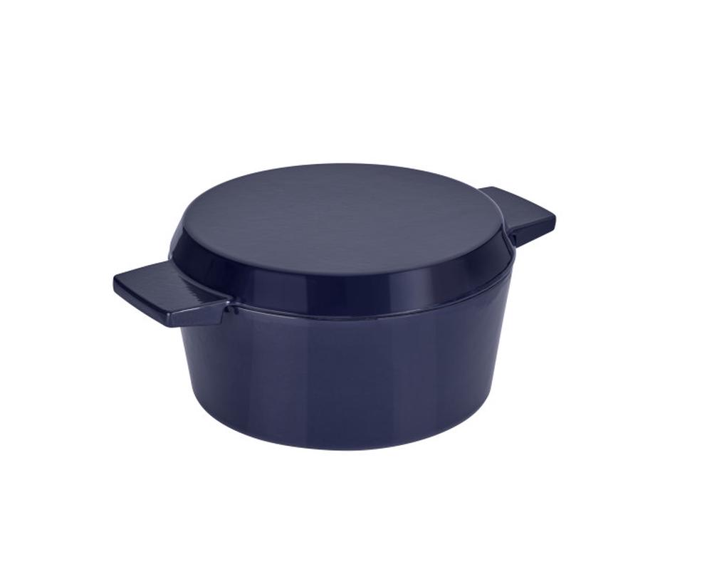 Stanley Rogers Cast Iron French Oven (Mid Blue) - 24cm, 9313617423737