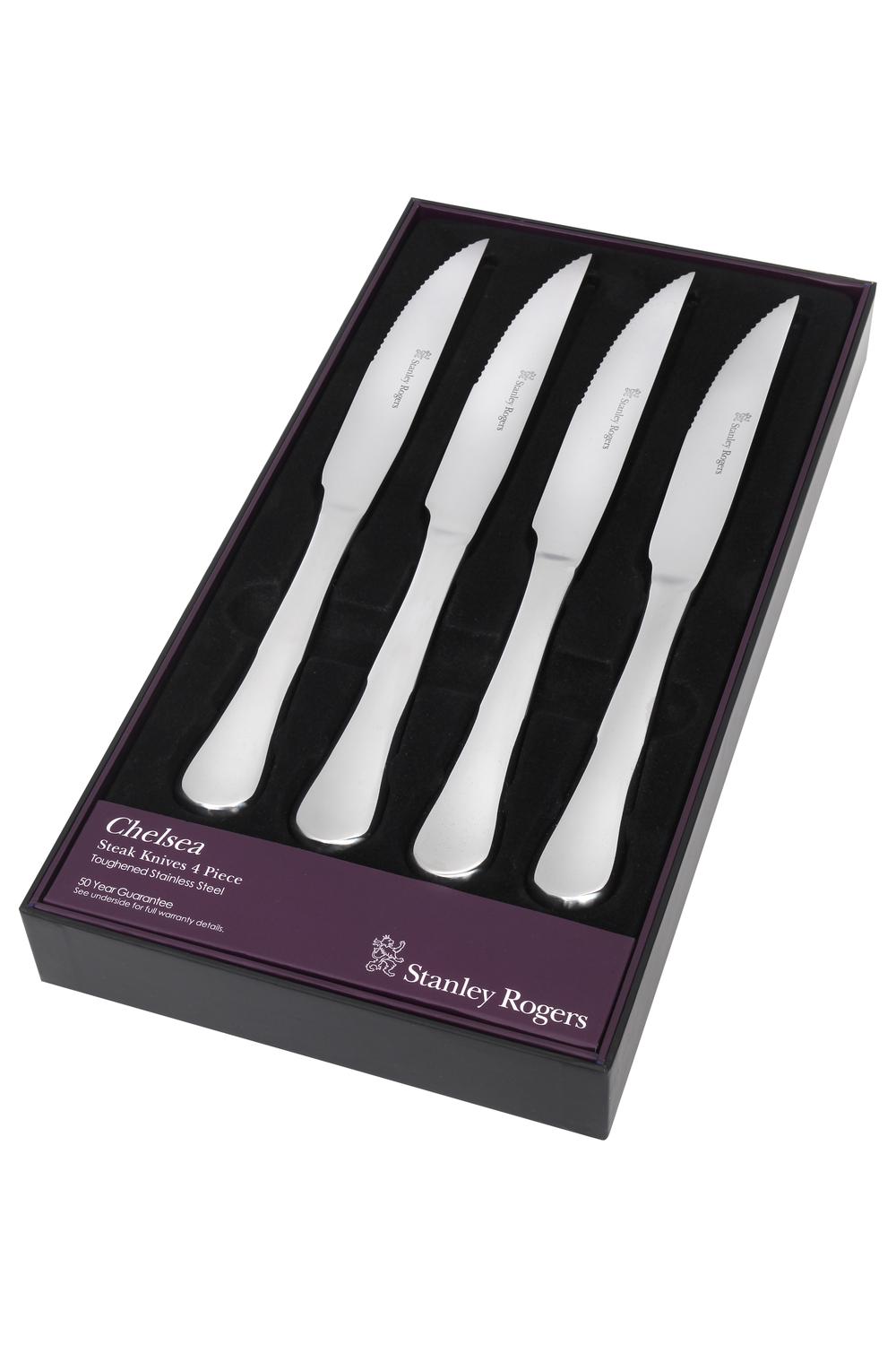 Stanley Rogers Chelsea Steak Knives, 4 Piece Buy online at The Nile