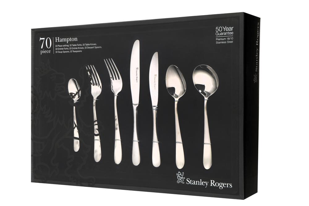 Stanley Rogers Hampton Cutlery Set, 70 Piece Buy online at The Nile