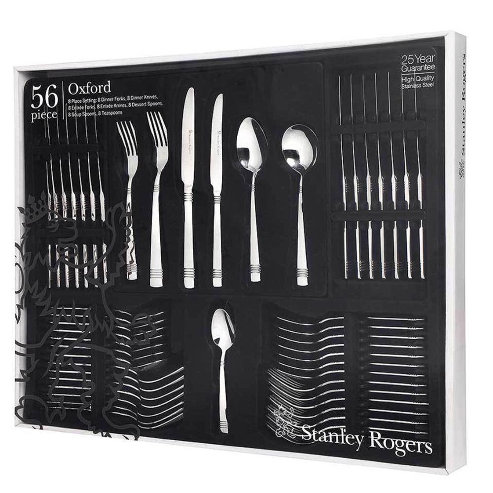 Stanley Rogers Oxford Cutlery Set, 56 Piece Buy online at The Nile
