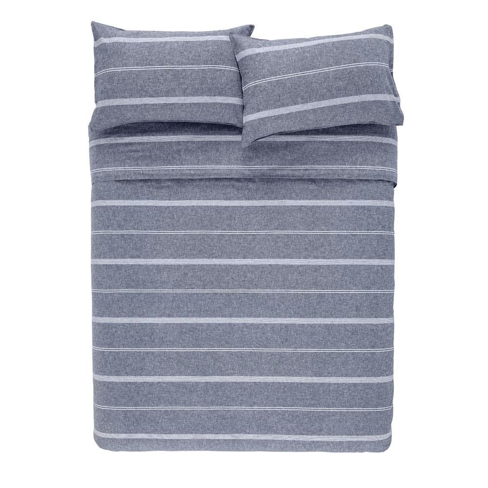 KAS AUSTRALIA Balmoral Quilt Cover Set (Navy) Queen Buy online at