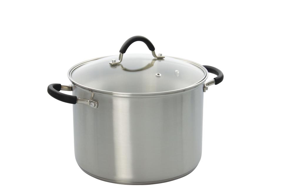 Stockpot With Lid (Silver), 9313803110847