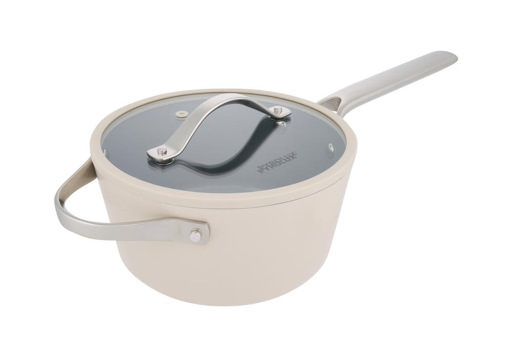 Pyrolux Nexgen Saucepan with Lid & Helper Handle (Ivory) - 20cm/2.8L, 9313803115477