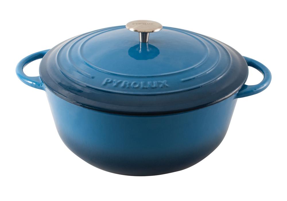 Pyrochef Cast Iron Casserole (Blue), 9313803117815