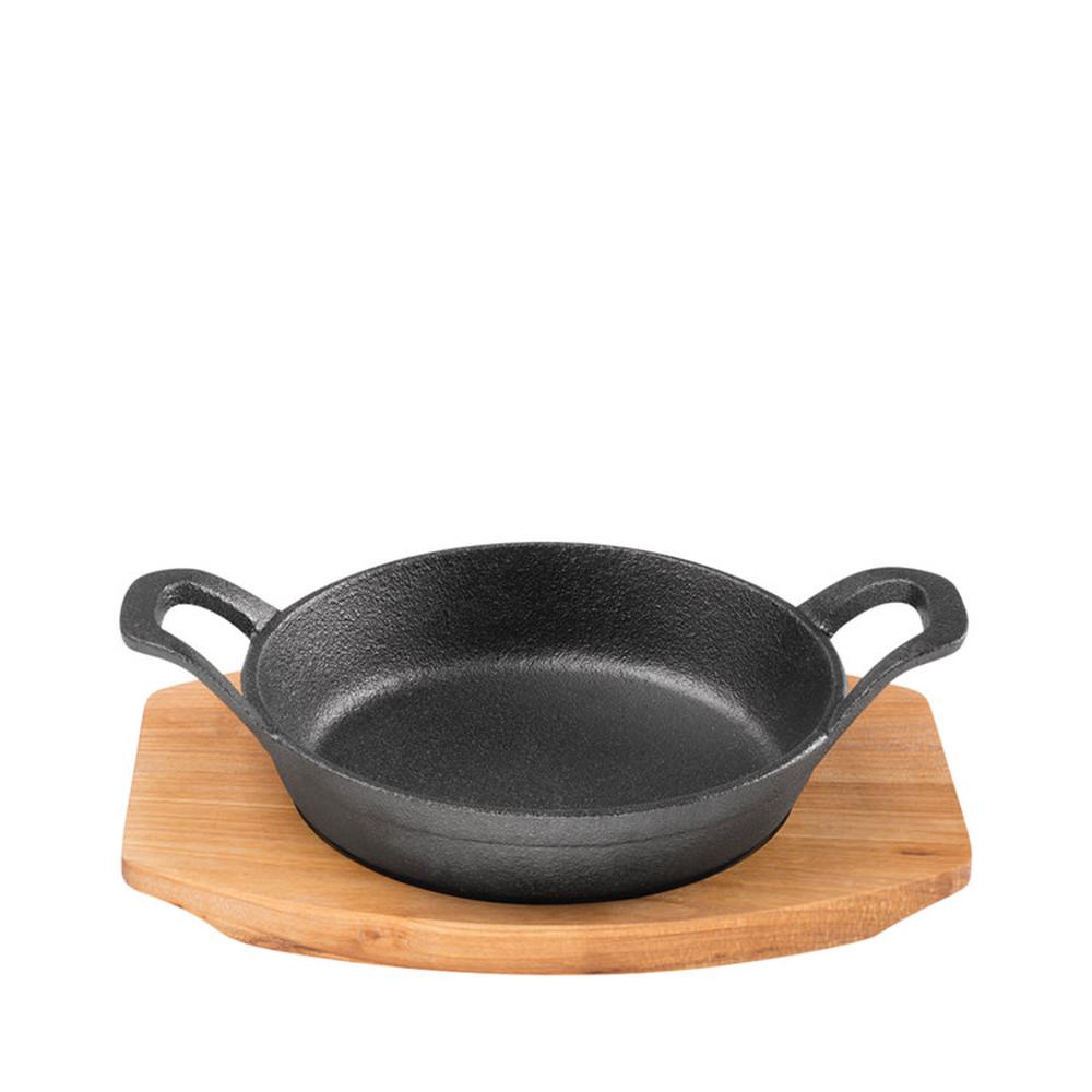 Pyrocast Round Gratin With Maple Tray 12cm, 9313803118706