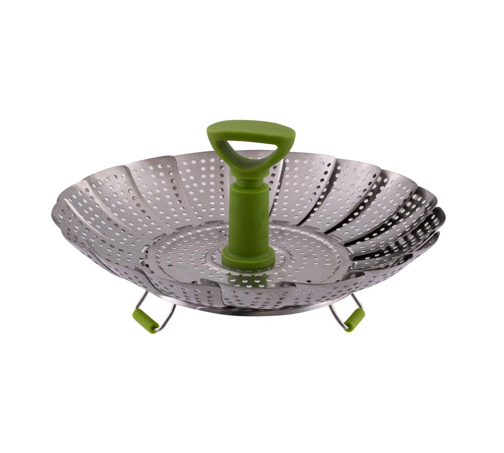 Food Steamer with Nylon Handle & Silicone Feet, 9313803123144